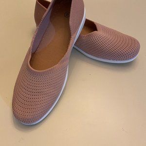 Pink slip on casual Shoes Women's Size 10